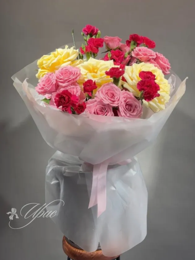 Букет «Нежное очарование весны»