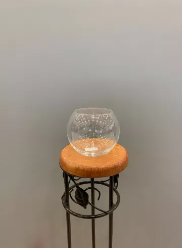 Ваза &laquo;Шаровая&raquo; 1 л от интернет-магазина цветов в 