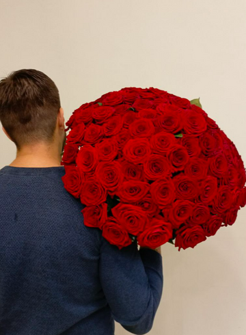 Букет «51 роза» Лучшая от интернет-магазина цветов в 