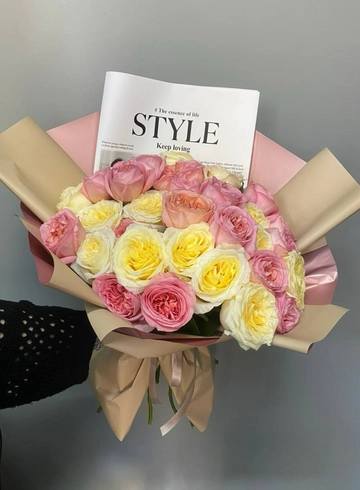 Букет &laquo;Розовый Закат&raquo; от интернет-магазина цветов в 