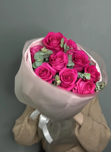 Букет «Розовые розы» от интернет-магазина цветов в 