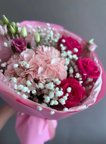 Букет &laquo;Розовый&raquo; от интернет-магазина цветов в 