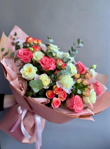 Букет &laquo; Розовая идиллия&raquo; от интернет-магазина цветов в 