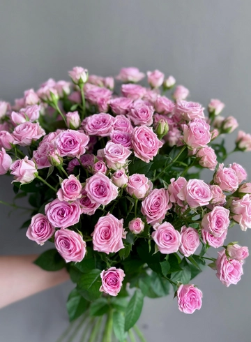 Роза  Кустовая Розовая от интернет-магазина цветов в 