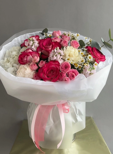Букет &laquo;Розовое настроение&raquo; от интернет-магазина цветов в 