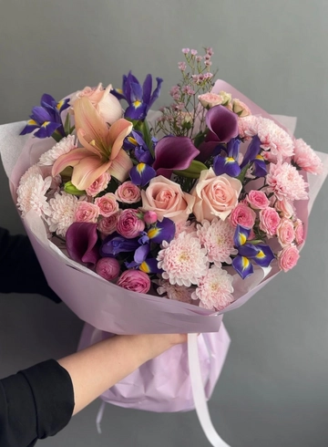 Букет «Сереневая нежность» от интернет-магазина цветов в 