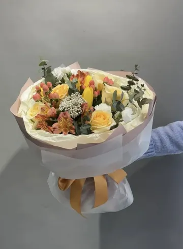 Букет &laquo;Пастельные тона&raquo; от интернет-магазина цветов в 