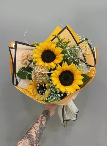 Букет &laquo;Осенняя роза&raquo; от интернет-магазина цветов в 