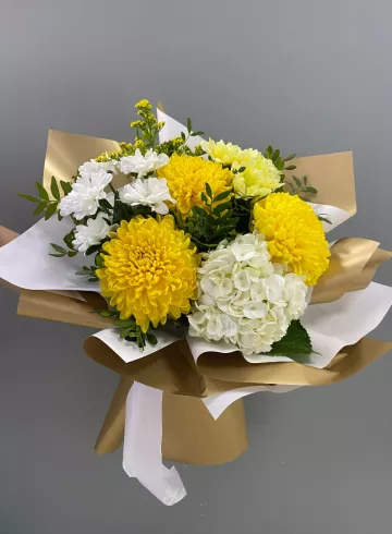 Букет &laquo;Золотая осень&raquo; от интернет-магазина цветов в 