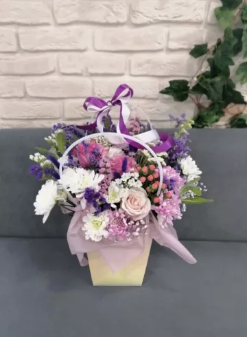 Композиция &laquo;Мальвина&raquo; от интернет-магазина цветов в 