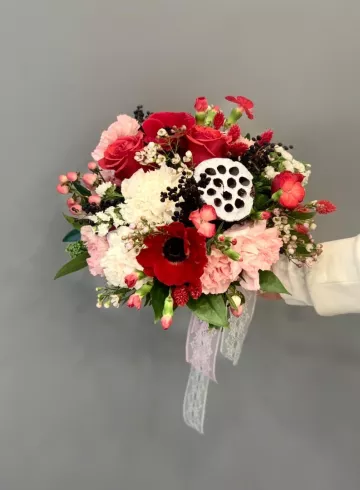 Свадебный букет №10 от интернет-магазина цветов в 